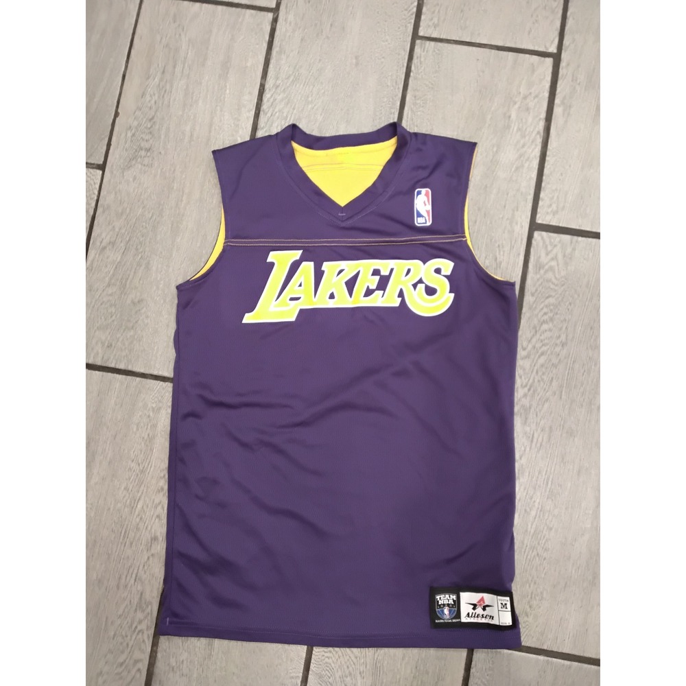 Alleson NBA Los Angeles‎ Lakers Reversible Jersey Youth Medium Purple Yellow #2